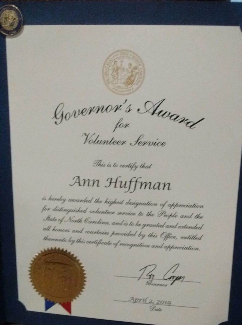 Ann's certificate